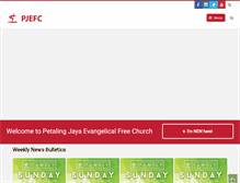 Tablet Screenshot of pjefc.org